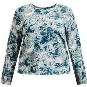 Women's Under Armour Sweatshirt Rival Terry Printed Athletic Top Sport Shirt 2X